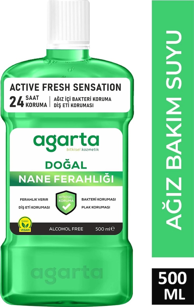 Ağız Bakım Suyu Ferah Nefes Alkolsüz 500 Ml