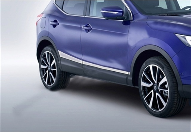 Nissan Qashqai Krom Yan Kapı Çıtası 2014-2021 4 Parça Paslanmaz Ç