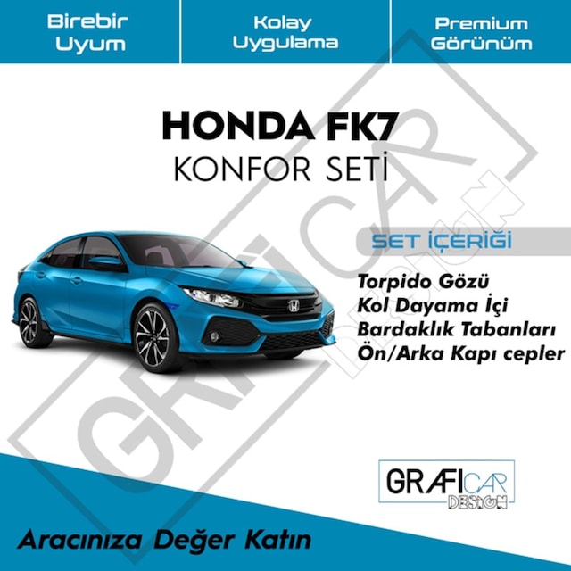 Honda Fk7 Konfor Seti -Araç Içi Ses Kumaş Kaplama