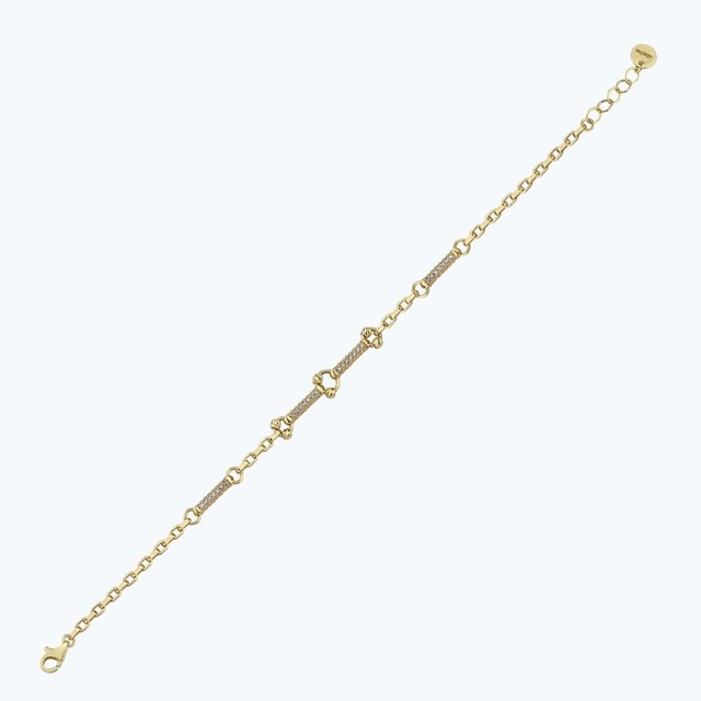 Altınbaş Altın Taşlı Zincir Bileklik Abl0185-y-25295 Çok Renkli