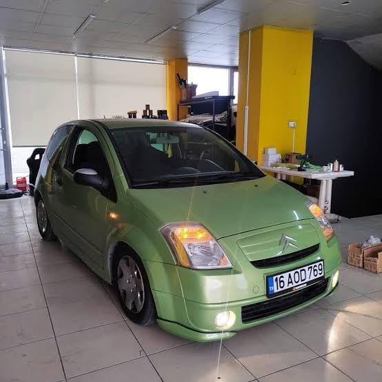 Citroen C2 Sağ Sol Ön Tampon Flap Takımı Desenli Yeni Model