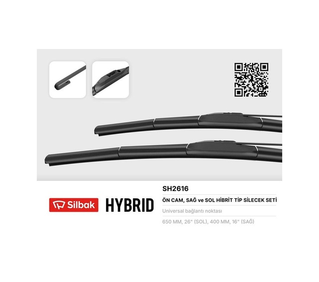 Silecek Süpürgesi 650/400mm Muz Tipi Crv Re. Rm 01/12 01/07-accent Blue Rb 01/11-i30. Cw P Glblseme - 88 D 12/16-i
