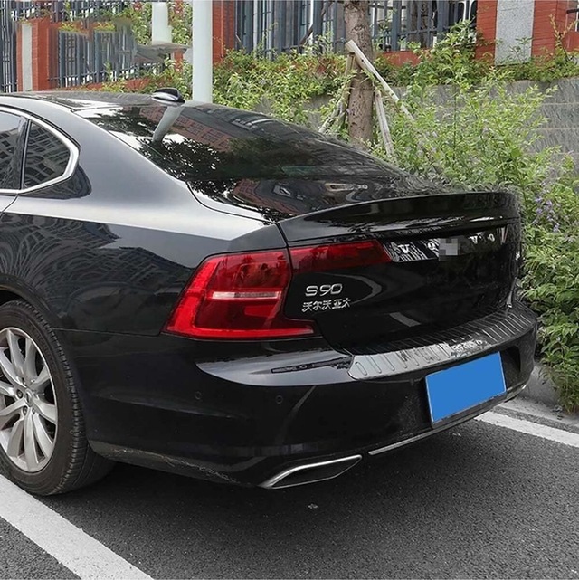 Volvo S90 Uyumlu Boyalı Spoiler Pianoblack
