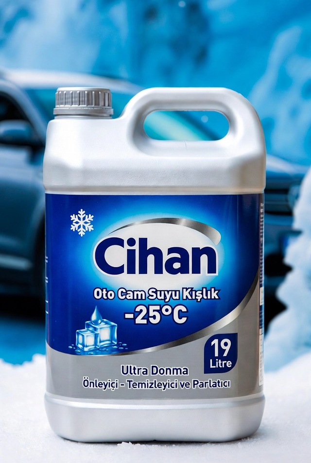 Cihan Oto Cam Suyu Kışlık -25 19 Litre