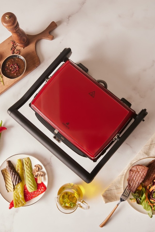 Karaca Gastro Grill Glass Premium 2400 W Tost Makinesi
