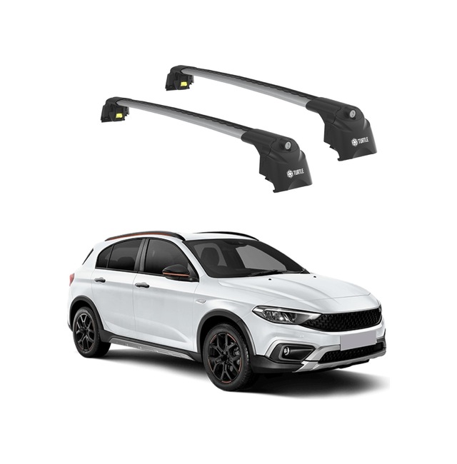 Fiat Egea Cross 2020-2023 Turtle Air2 Ara Atkı Gri