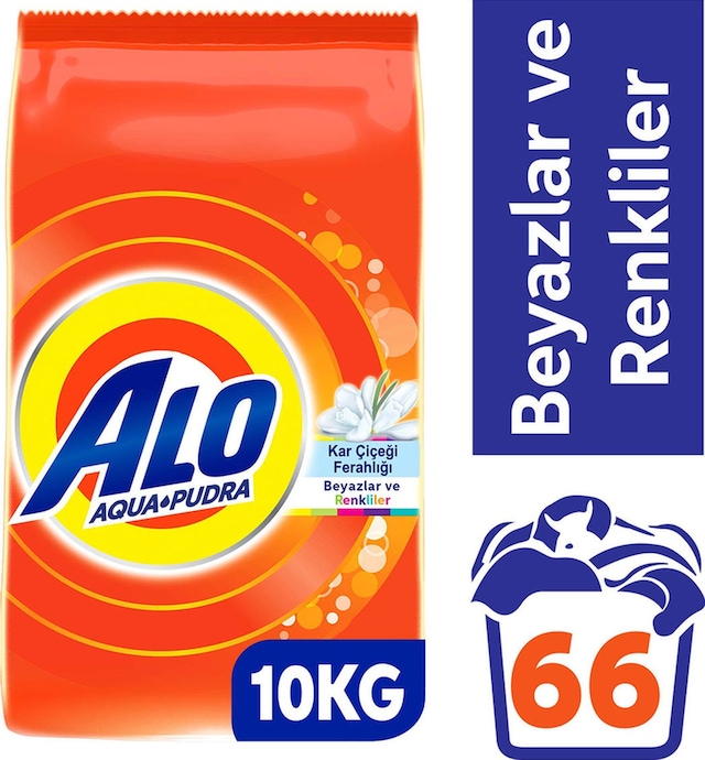 Alo Toz Çamaşır Deterjanı Beyazlar ve Renkliler 10 KG