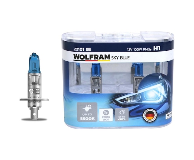 Ampul 12v H1 100 P14.5s Sky Blue Glblseme - 83 Beyaz Işık