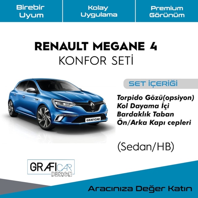 Renault Megane 4 Konfor Seti - Araç Ses Kumaş Kaplama