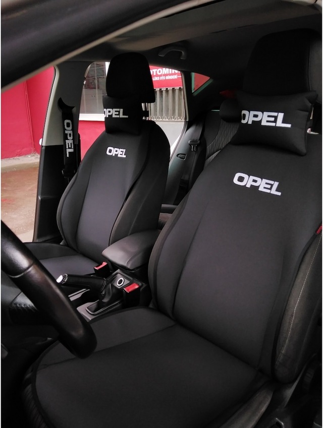 Opel Nakışlı Ön Ikili Oto Koltuk Kılıfı