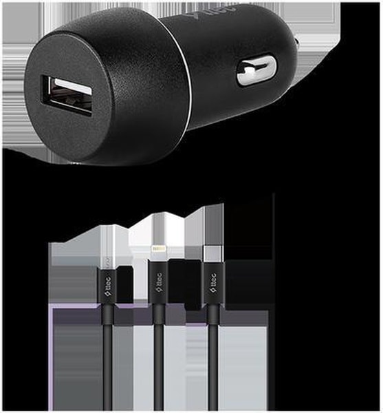 Ttec SmartCharger 2.1A Araç Şarj Aleti ve Trio Kablo Siyah - 2CKS20TS