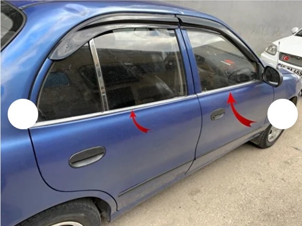 Hyundai Accent Yumurta Kasa 1995-2000 Krom Cam Çıtası 4 Parça Paslanmaz Çelik