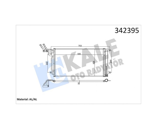 Klima - 527 - Kondenseri Vw Polo-audı A1-a1 Sportback-seat Ibıza V-toledo - Dpmıx-hb - Iv Al-al