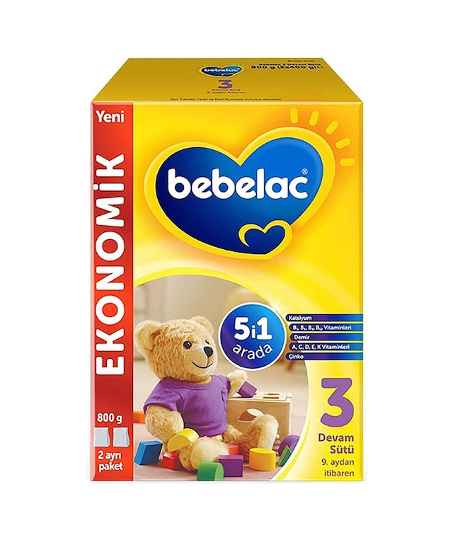 Bebelac 3 Devam Sütü 9 - 12 Ay 800 G