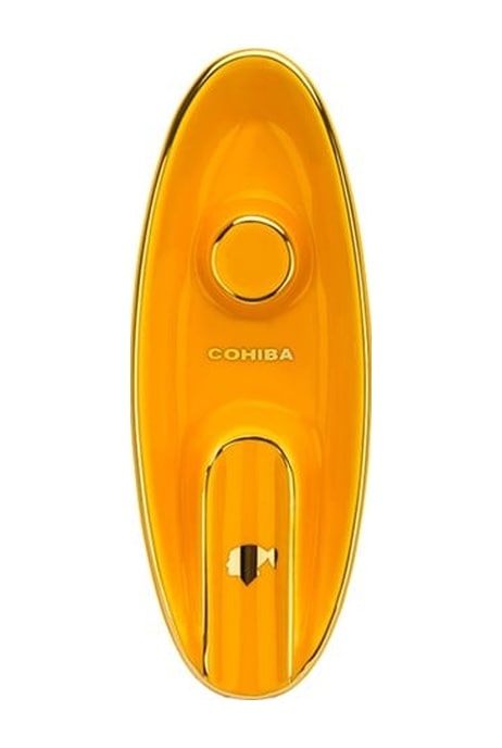 Cohiba Tekli Kayık Seramik Puro Küllüğü Sarı Lb-884