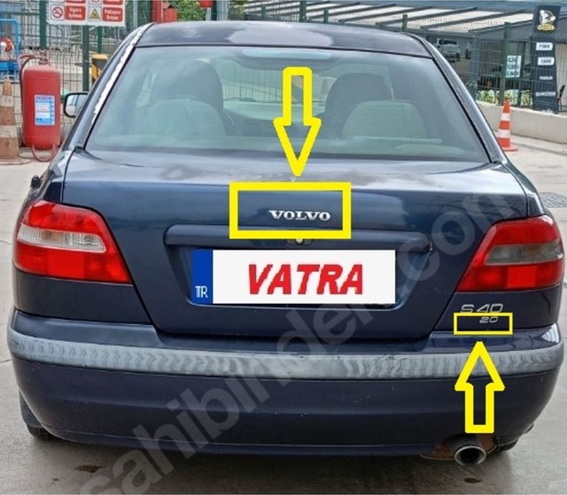 S40 2.0 1997-2011 Uyumlu Volvo Ve S40 Bagaj Yazısı