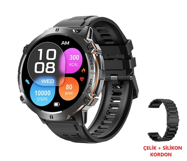 Harvox X2 Pro Tank Outdoor Akıllı Saat (İthalatçı Garantili)