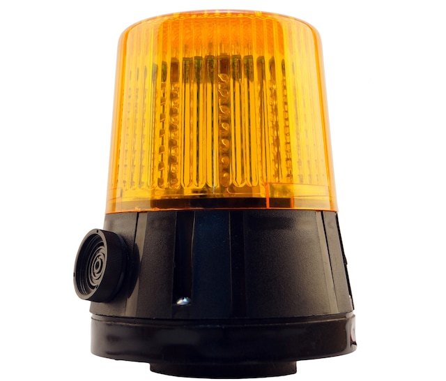 Mesan Ø110 Led Buzzer Mıknatıslı İkaz Lamba Turuncu 24vdc Ms 847.3.24vdc