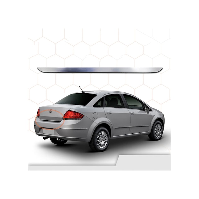 Fiat Linea Sd Krom Bagaj Alt Çıta Paslanmaz Çelik - 2007-2011
