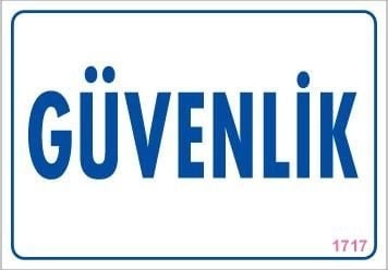 Buradabulabilirsin Güvenlik Uyarı Levhası 17,5x25 Kod:1717 Nl