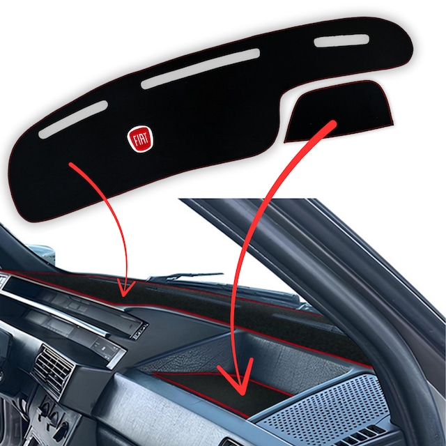 Fiat Tipo Tempra Nakışlı Torpido Kaplama Koruma Halısı Örtüsü