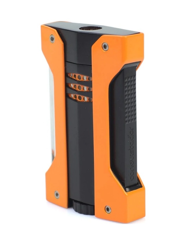 Conquistador Tek Torch Pürmüz Turuncu Siyah Defi Extreme Dizayn Metal Puro Çakmağı Cnq-025