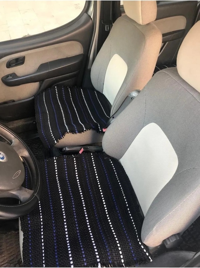 Terletmez Oto Kilim Ön Ve Arka 3 Lü Serme Set Oto Araç Koltuk Min