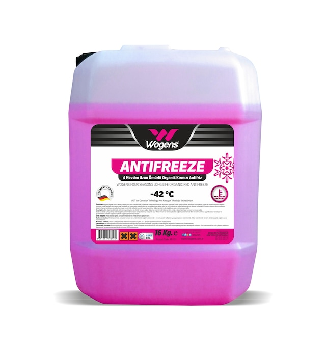 Wogens -42 Derece 16 Kg Kırmızı Antifriz Antifiriz