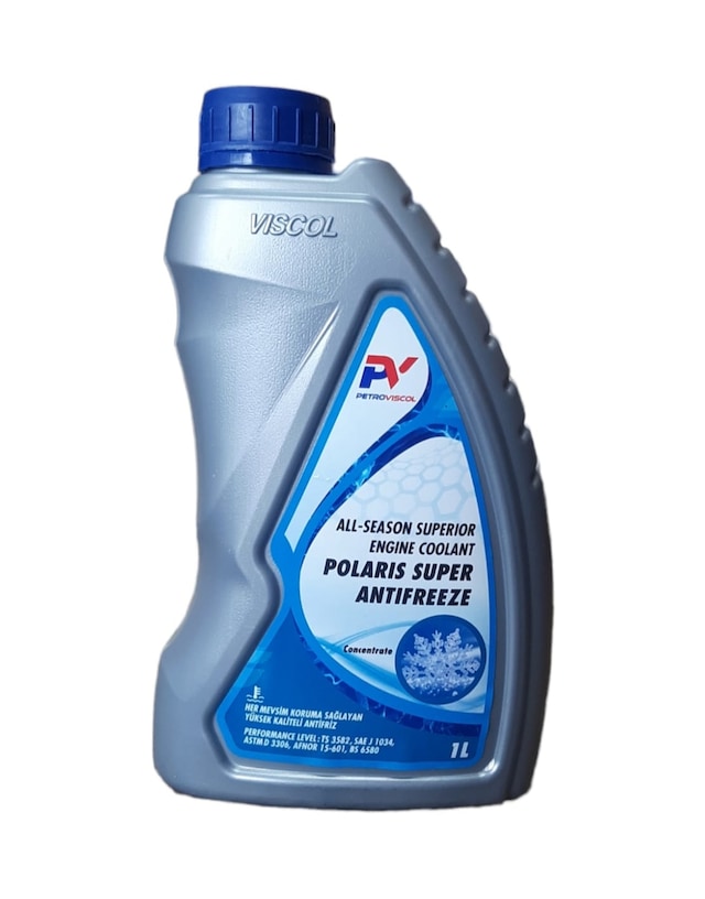 Petro Viscol Polarıs Super Mavi Antifriz 1 Litre Yeni Tarihli