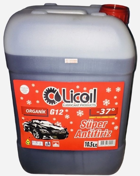 Licoil Antifriz G12 Kırmızı 10Kg-37. 3Kg-15Kg-16Kg Mevc