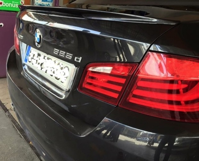 2010 2016 Bmw F10 Spoiler .Kalite Taiwan 5 Serisi Rüzgarlık