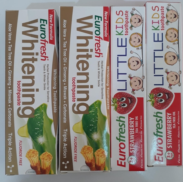Farmasi Eurofresh Whitening Diş Macunu 2 x 112 G + Little Kids Çocuk Diş Macunu 2 x 50 G