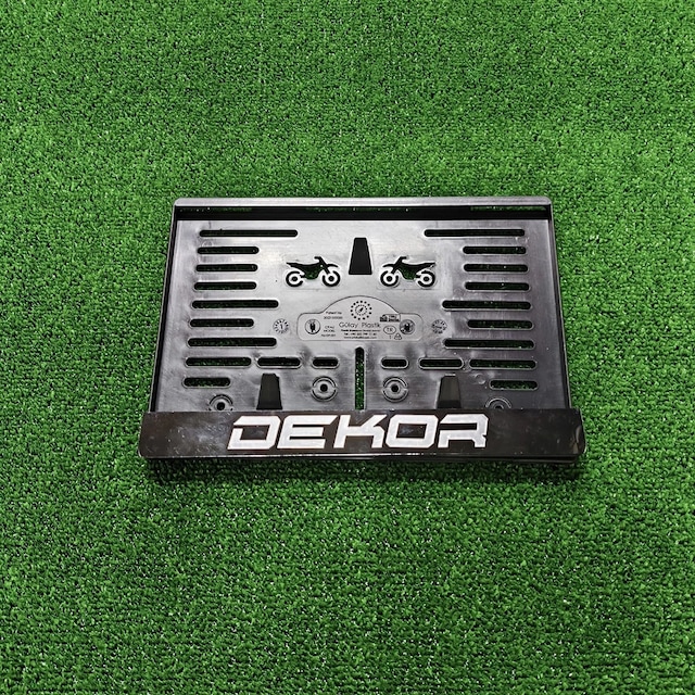 Motorsiklet Plakalık Dekor Lazer Kesim 3d Kabartmalı Model Motor Plakalığı