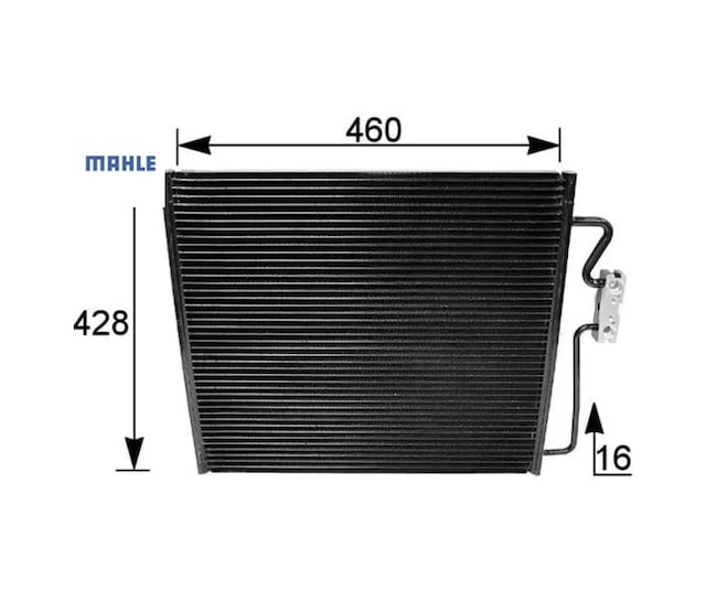 Klıma Radyatoru Bmw M51 M52 M60 M62 M73 E38 Mahle 64538373924
