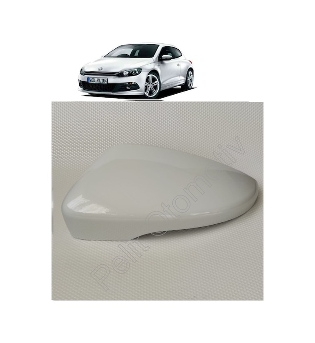Passat B7 Beetle Cc Eos Jetta Scirocco Sol Ayna Kapağı Beyaz Boyalı 3c8857537