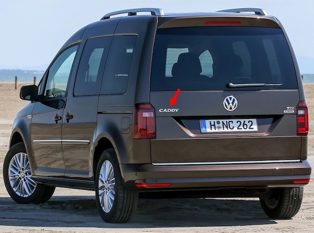 Vw Caddy 2016-2020 Arka Bagaj Kapağı Caddy Yazısı 2K5853687 (553430830)