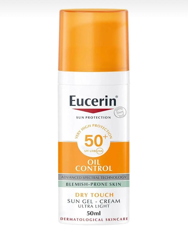 Eucerin Güneş Koruma Yağı Kontrolü Spf50+ Akneye Eğilimli Ciltler İçin Kuru Dokunuş Jel Krem 50ml