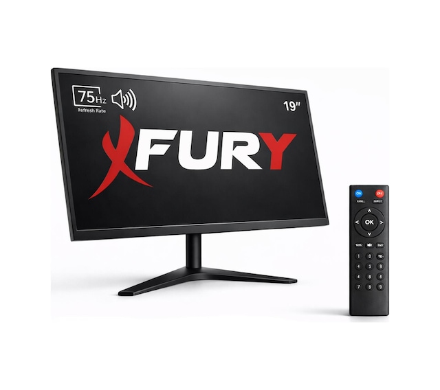 Fury 19" Led Monitör 75hz 5ms Dahili Hoparlörlü Uzaktan Kumandalı Hdmı Vga Geniş Ekran