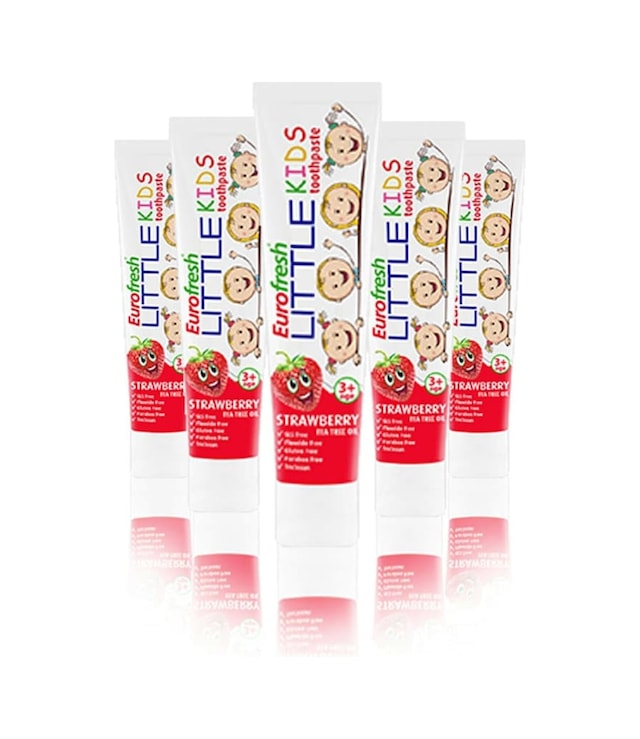 Farmasi Eurofresh Little Kids 3+ Yaş Çilek Aromalı Çocuk Diş Macunu 5 x 50 G