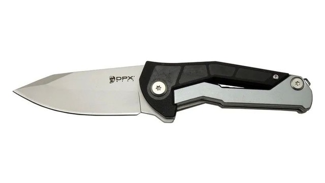 Dpxgear Sugga 915b Bk Siyah &amp Beyaz Kamp / Outdoor Çakı 17,5cm - Yarı Otomatik, Kemerlikli, Kutulu