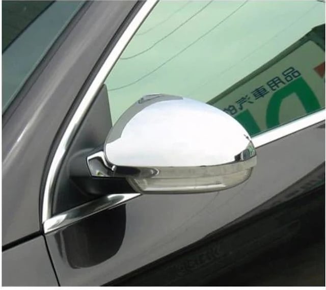 Volkswagen Passat B6 Uyumlu 2005-2010 Krom Ayna Kapağı 2 Parça Paslanmaz Çelik