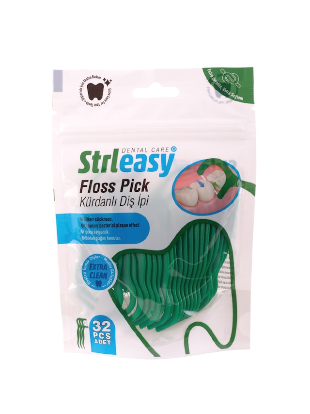 Strleasy Kürdanlı Diş İpi 32'li