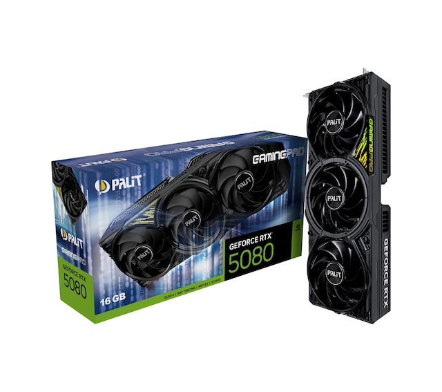 Palit GeForce RTX 5080 GamingPro NE75080019T2-GB2031A 16 GB GDDR7 256 Bit DLSS 4 Ekran Kartı
