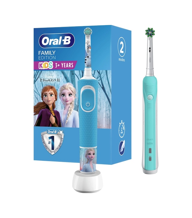 Oral-B D100 Şarj Edilebilir Frozen Aile Paketi Diş Fırçası
