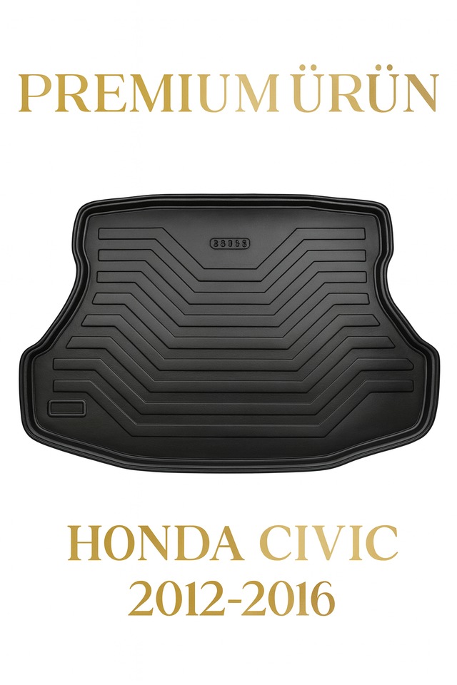 Honda Civic 2012-2016 3d Bagaj Havuzu Premium Model