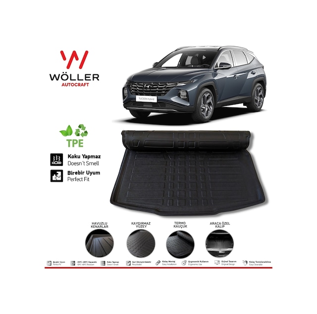 Hyundai Tucson Bagaj Havuzu 2021 Sonrası 3D Wöller Ultraflex