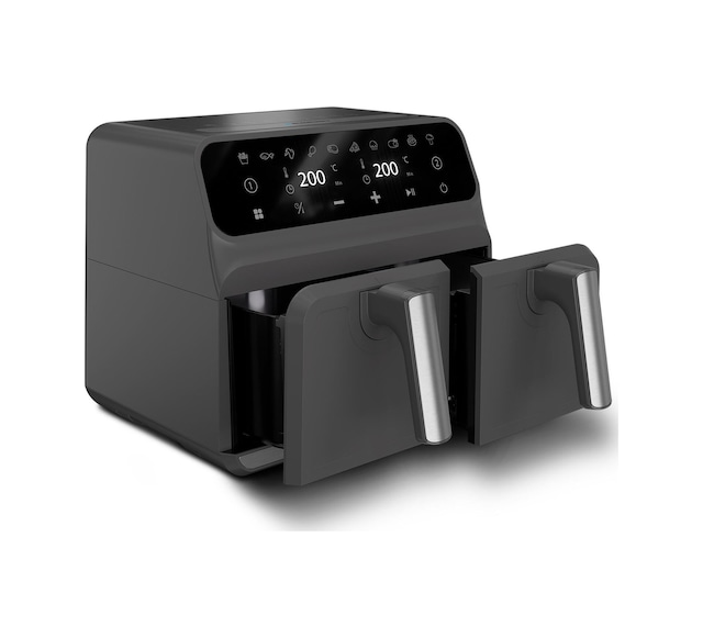 Blaupunkt D7800 Taste Master Çift Hazneli Dokunmatik 4+4 LT Airfryer Fritöz
