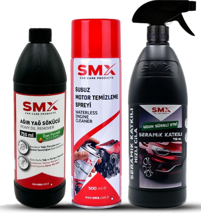 Susuz Motor Temizleme Spreyi / Seramik Cila / Hızlı Cila / Pratik Cila / Ağır Yağ Sökücü