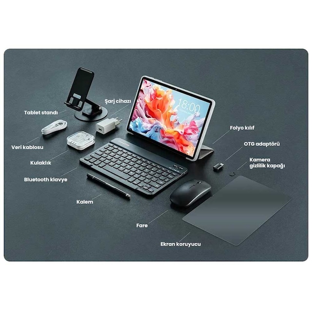 Teclast P30T 4 GB 128 GB 10.1" Tablet (Distribütör Garantili)