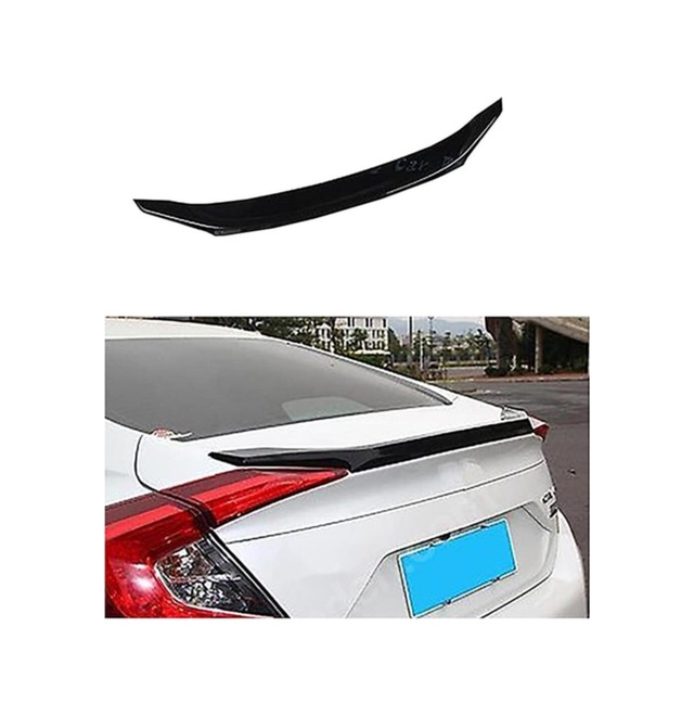 Honda Civic 2016 Uyumlu Anatomik Siyah Boyalı Spoyler/spoiler